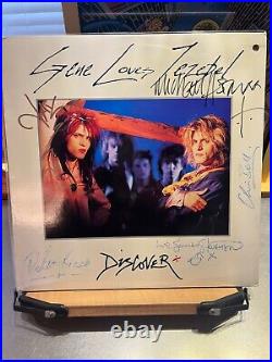 Fully signed vinyl Gene Loves Jezebel's Discover LP beautiful album