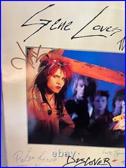 Fully signed vinyl Gene Loves Jezebel's Discover LP beautiful album