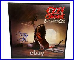 G2U Ozzy Osbourne Signed Blizzard of Ozz Album Vinyl Autograph Beckett Witness