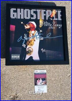 GHOSTFACE KILLAH SIGNED + FRAMED Pretty Toney Album Vinyl JSA COA Wu Tang