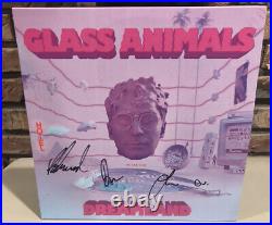 GLASS ANIMALS Signed Dreamland Vinyl Record LP Album DAVE BAYLEY +3 AUTOGRAPHED