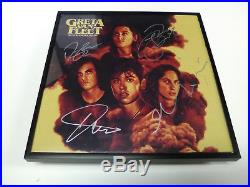 GRETA VAN FLEET Band SIGNED + FRAMED Black Smoke Rising Vinyl Record Album
