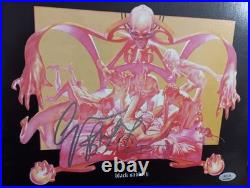 Geezer Butler Signed Vinyl LP Black Sabbath Album Sabbath Bloody Sabbath PSA