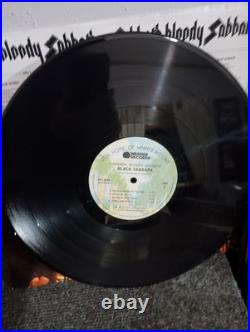 Geezer Butler Signed Vinyl LP Black Sabbath Album Sabbath Bloody Sabbath PSA