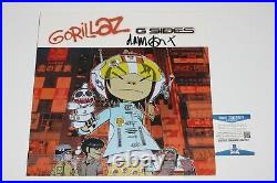 Gorillaz Damon Albarn Signed G-sides Album Vinyl Record Lp Beckett Coa B-sides