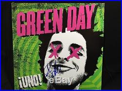 Green Day Billie Joe Armstrong Signed Autographed Vinyl Album Record Uno Coa
