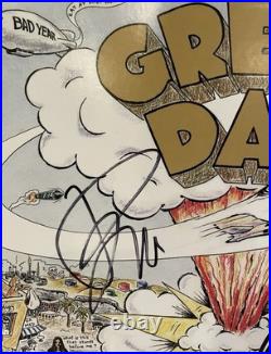 Green Day Billie Joe Tre Signed Dookie Album Vinyl Record Beckett BAS COA