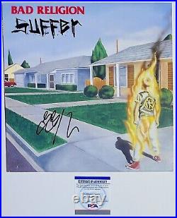 Greg Graffin Signed Autographed Bad Religion Vinyl Suffer Album with PSA COA