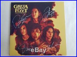 Greta Van Fleet Autographed Black Smoke Rising Vinyl Album, Pic Proof