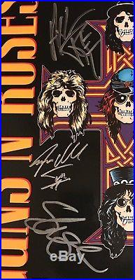 Guns N Roses Signed Album AXL Rose Autographed + Slash Duff Steven Adler Vinyl