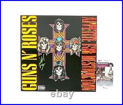 Guns N' Roses Signed Vinyl Album Steven Adler Appetite For Destruction JSA COA