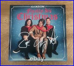 HANSON signed vinyl album FINALLY IT'S CHRISTMAS 1