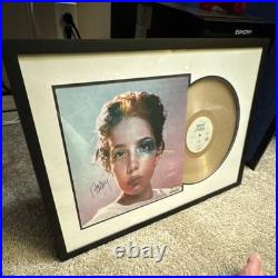 Halsey Manic Gold Vinyl Autographed Framed Record Album Cover Original