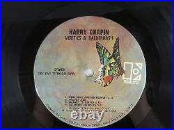 Harry Chapin Verities & Balderdash Autographed Cover Elektra 7E-1012 Vinyl Album