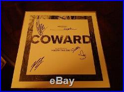 Haste The Day Coward Vinyl Signed by band