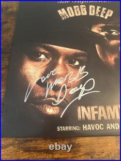 Havoc Rapper Signed MOBB DEEP Infamy Vinyl Album Record Beckett COA
