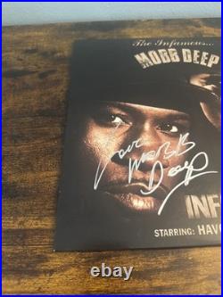 Havoc Rapper Signed MOBB DEEP Infamy Vinyl Album Record Beckett COA