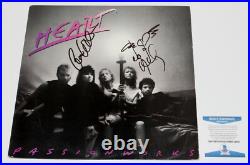 Heart Ann & Nancy Wilson Band Signed Vinyl Record Album Lp B X2 Beckett Bas Coa