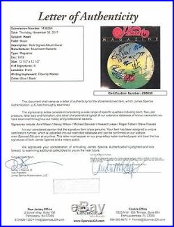 Heart Band Ann & Nancy Wilson JSA Magazine Signed Autograph Record Album Vinyl