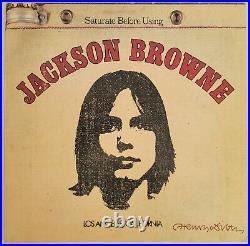 Henry Diltz signed Jackson Browne album vinyl record COA exact proof autographed