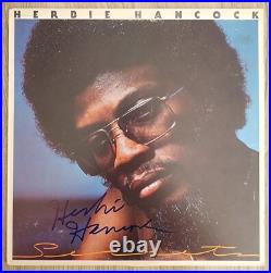 Herbie Hancock Signed Secrets Vinyl Record Album Jazz LEGEND RAD