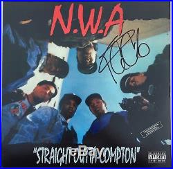ICE CUBE SIGNED STRAIGHT OUTTA COMPTON N. W. A VINYL ALBUM withJSA NWA