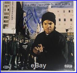 Ice Cube Signed Autographed Vinyl Album LP NWA Straight Outta Compton with Beckett