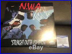 Ice Cube Signed Nwa Vinyl Album Beckett Bas Coa Auto