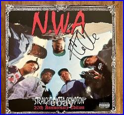 Ice Cube autograph signed Straight outta Compton nwa vinyl Album! JSA COA AUTO