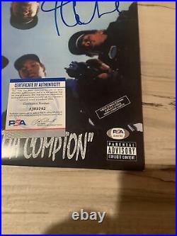 Ice Cube autograph signed Straight outta Compton nwa vinyl Album! Psa certed