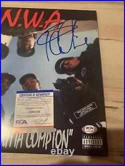 Ice Cube autograph signed Straight outta Compton nwa vinyl Album! Psa certed