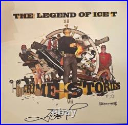 Ice-t Hand Signed Autographed The Legend Of Ice-t Vinyl Album Lp +jsa Coa