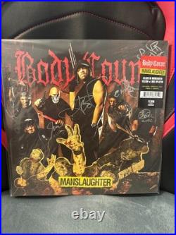 Ice-t /full Band Signed Body Count Manslaughter Vinyl Record Album Rap Hip-hop