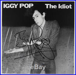 Iggy Pop The Idiot Signed Autograph JSA Album LP Vinyl