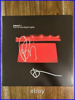 Interpol' Signed Vinyl Album'Turn On The Bright Lights' Paul & Daniel Beckett