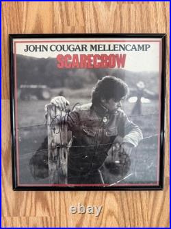 JOHN COUGAR MELLENCAMP SIGNED SCARECROW VINYL ALBUM With COA