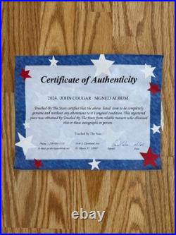 JOHN COUGAR MELLENCAMP SIGNED SCARECROW VINYL ALBUM With COA