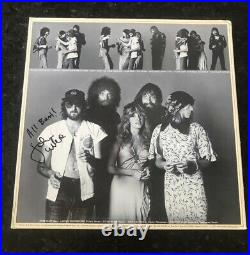 JOHN MCVIE signed vinyl album RUMOURS FLEETWOOD MAC COA 3