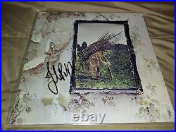 JOHN PAUL JONES LED ZEPPELIN Signed LED ZEPPELIN IV VINYL ALBUM LP