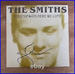 JOHNNY MARR signed vinyl album THE SMITHS STRANGEWAYS, HERE WE COME