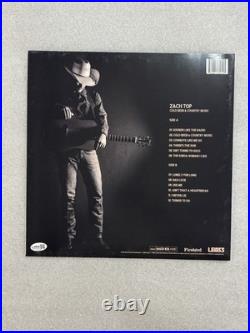JSA COA ZACH TOP Signed Autographed Cold Beer And Country Music Vinyl Album LP