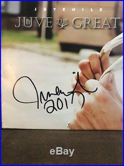 JUVENILE SIGNED AUTOGRAPH Juve The Great VINYL LP ALBUM CASH MONEY