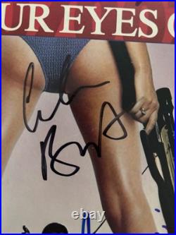 James Bond 007 For Your Eyes Only Signed 1981 Soundtrack Vinyl Album COA Japan