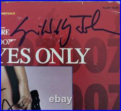 James Bond 007 For Your Eyes Only Signed 1981 Soundtrack Vinyl Album COA Japan