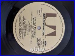 James Bond 007 For Your Eyes Only Signed 1981 Soundtrack Vinyl Album COA Japan