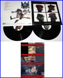 Jamie Hewlett signed GORILLAZ DEMON DAYS Vinyl Album PROOF Creator Artist COA