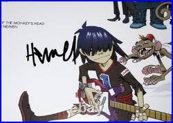 Jamie Hewlett signed GORILLAZ DEMON DAYS Vinyl Album PROOF Creator Artist COA