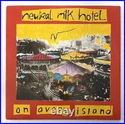 Jeff Mangum Signed Autograph Album Vinyl Neutral Milk Hotel On Avery Island JSA