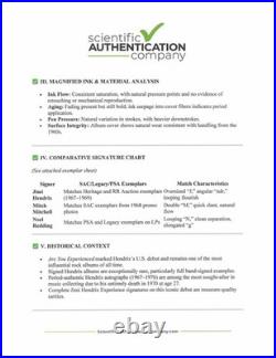 Jimi Hendrix + Noel + Mitch Signed Are You Experienced LP Cover