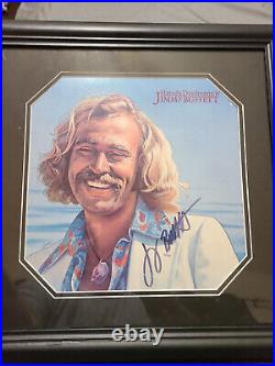 Jimmy Buffett Signed Havana Daydreamin Record Vinyl Album LP Autographed Framed